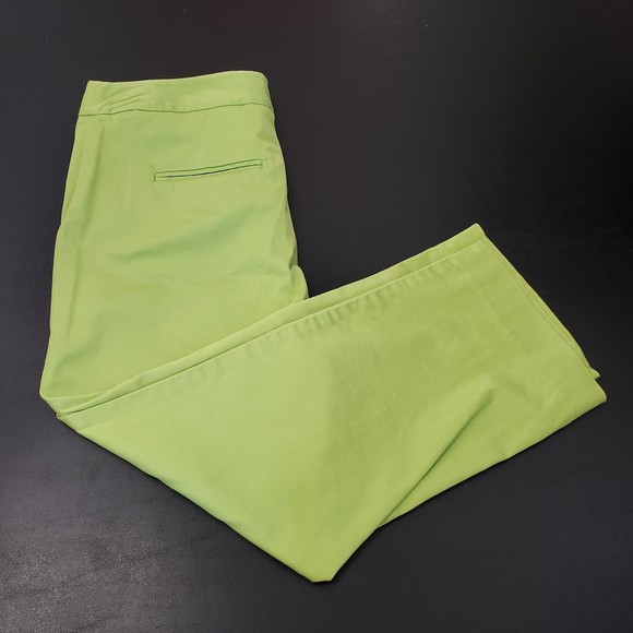 Josephine Studio Women's Lime Green Capri Pants, Size 6 - Picture 1 of 8